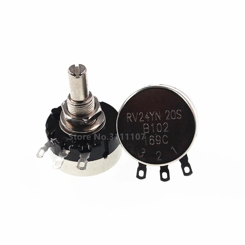 Potentiomètre RV24YN20S B201 B501 B102 BAthB502 B103 B203 B503 B104 B204 B254 B504 B105 500 ohm 10K 20K 50K 200K ohm, 2 pièces/uno