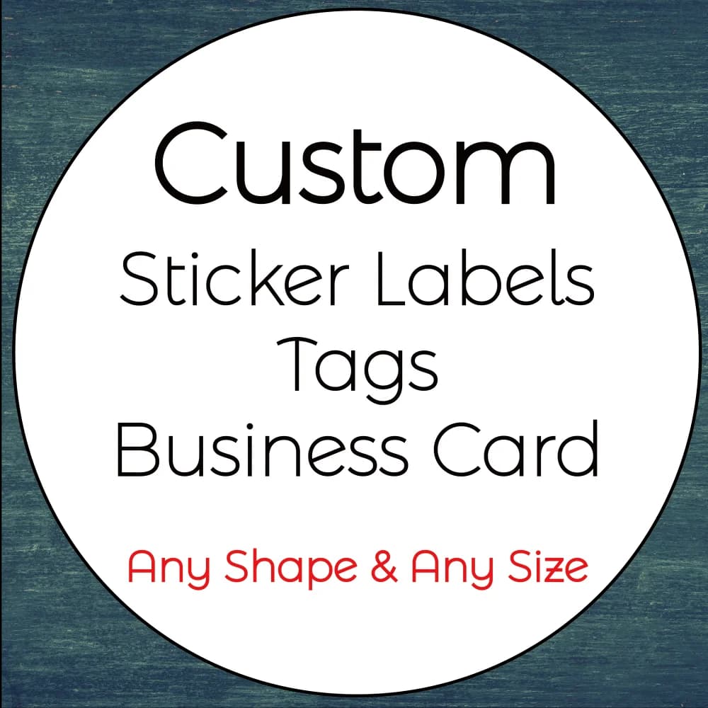 Étiquettes Autocollantes Personnalisées pour Cartes de Visite Décoration de Boîte, Sac, Bouteille, Vêtement, Emballage, Mot de Remerciement, Produit de Marque