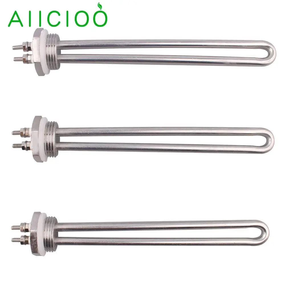 Élément chauffant 12v, résistance solaire cc en forme de U DN25, élément d'eau à Immersion électrique, chaudière tubulaire 100w 150w 200w