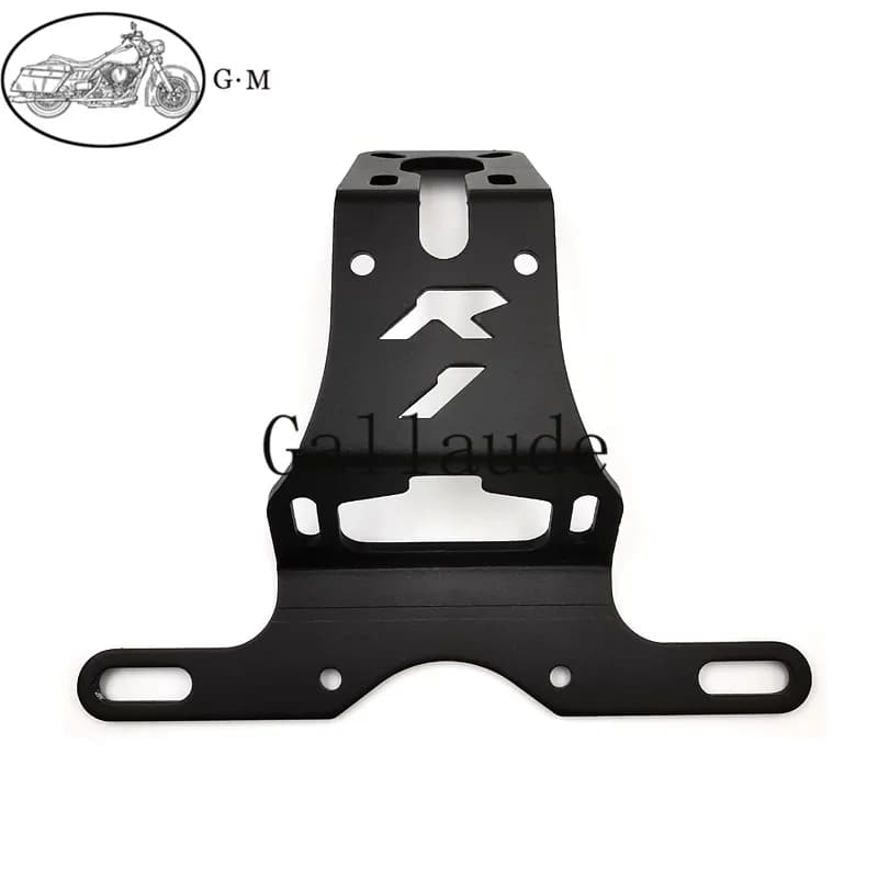 Kit d'élimination de garde-boue arrière bien rangé, support de plaque d'immatriculation en aluminium noir pour moto Yamaha YZF-R1 R1 2004 – 2015