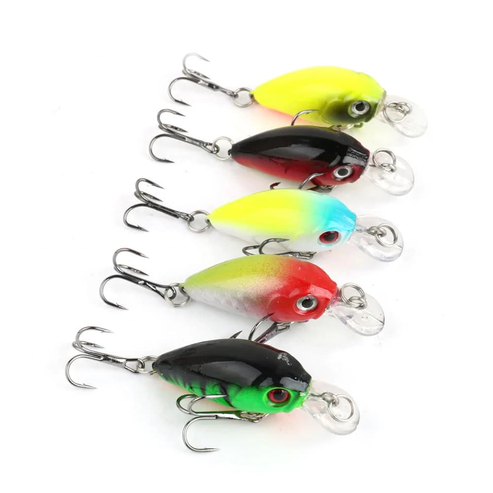 1 pièces leurres de pêche vairon coulant Wobbler Fishig carpe appât dur Bait4.5cm5g artificiel manivelle Jerk appât Pesca matériel de pêche