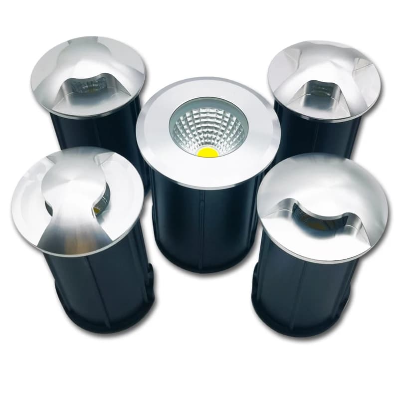 IP67 DC12/24V éclairage extérieur 3W 5W jardin cour étape escaliers plancher pont LED encastré lampes creusées projecteur souterrain 220V