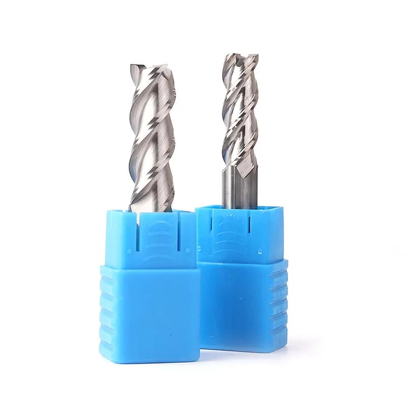ZGT fraise en aluminium HRC50 3 cannelures aluminium cuivre coupe-bois outils de fraisage 3mm 4mm 6mm 8mm 10mm 12mm 16mm 20mm
