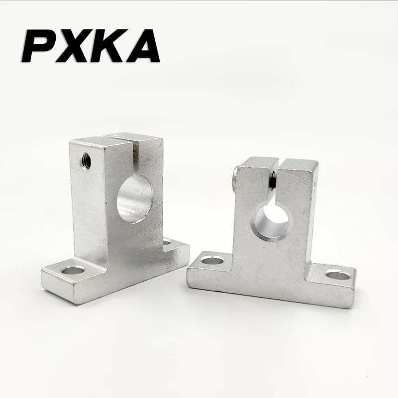 2 supports verticaux à axe optique linéaire fixe SK8 SK10 SK12 SK13 SK16 SK20 SK25 SK30 SK35 SK40 SK50 SK60