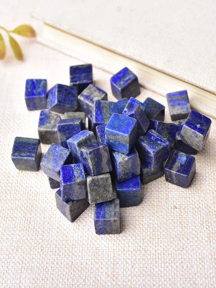 Cube de Quartz en pierre naturelle, cristal de guérison, sept Chakras, Reiki, décoration minérale polie pour Aquarium, Collection cadeau