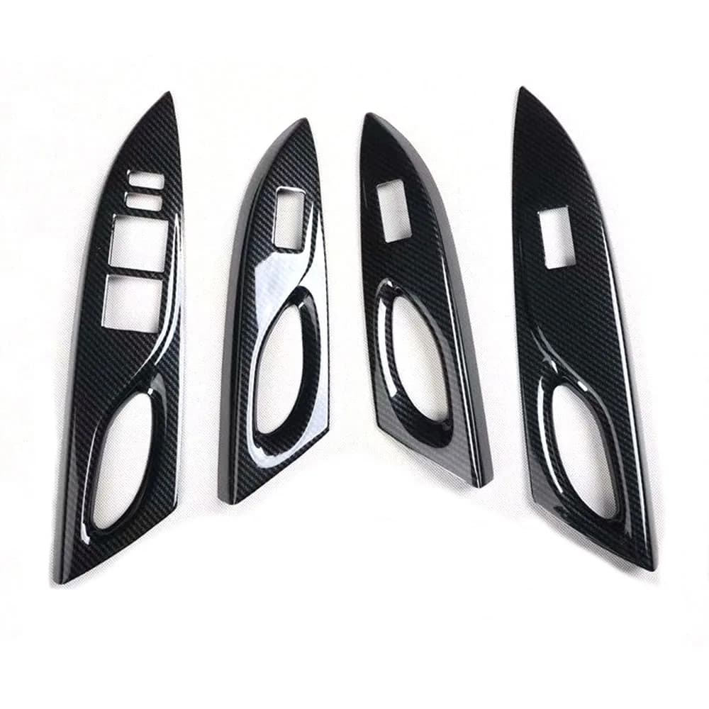 Panneau de commutateur de fenêtre de voiture ABS, pour Toyota Vios FS Yaris L 2014 – 2020 LHD et RHD, moulage de style automatique 4 pièces/ensemble