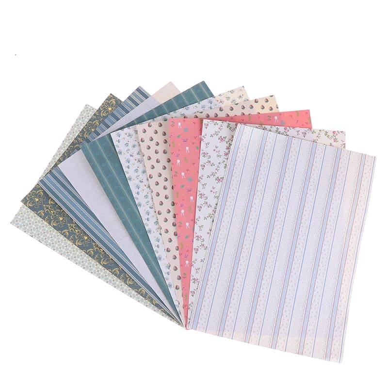 Papier Peint Mignon A4 de 21x30cm pour Maison de Course, Accessoire de Décoration pour Cuisine, Salon, Chambre à Coucher, DIY, 1:12