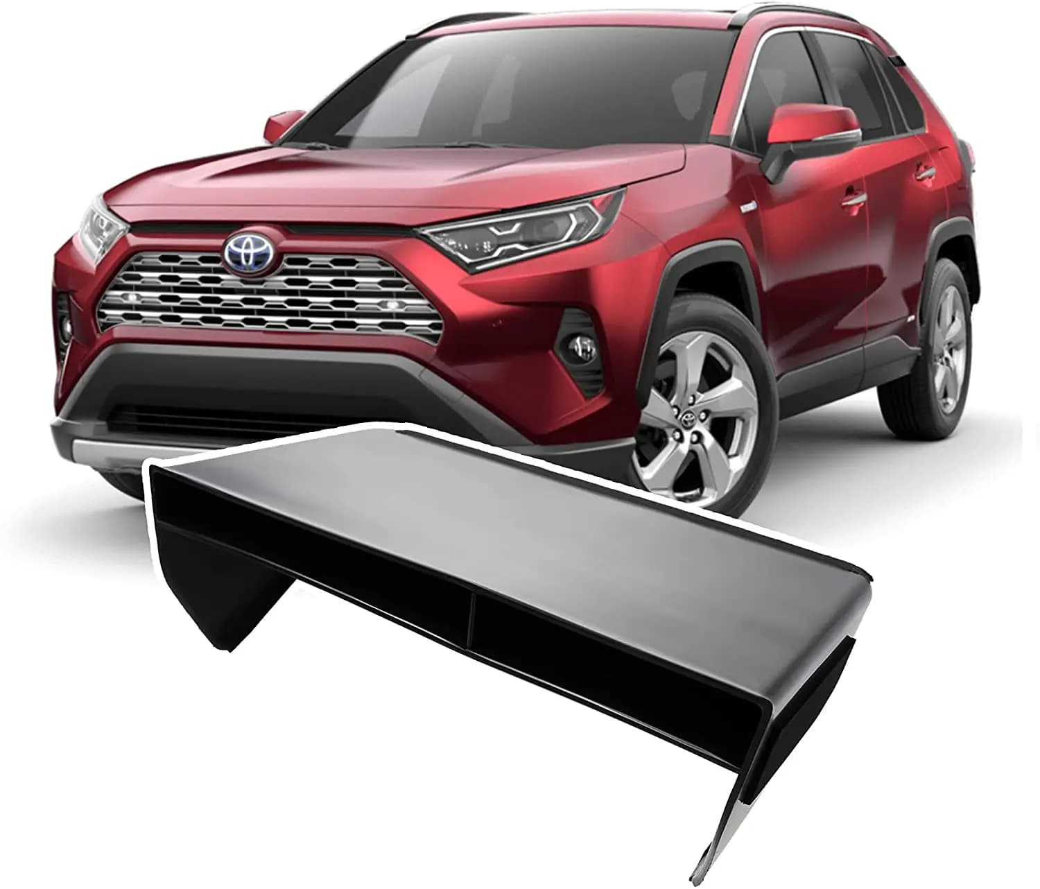 Boîte de rangement pour tableau de bord de voiture Toyota RAV4, XA50 2019 2020 2021, boîte de rangement pour Console centrale, support de rangement pour accessoires