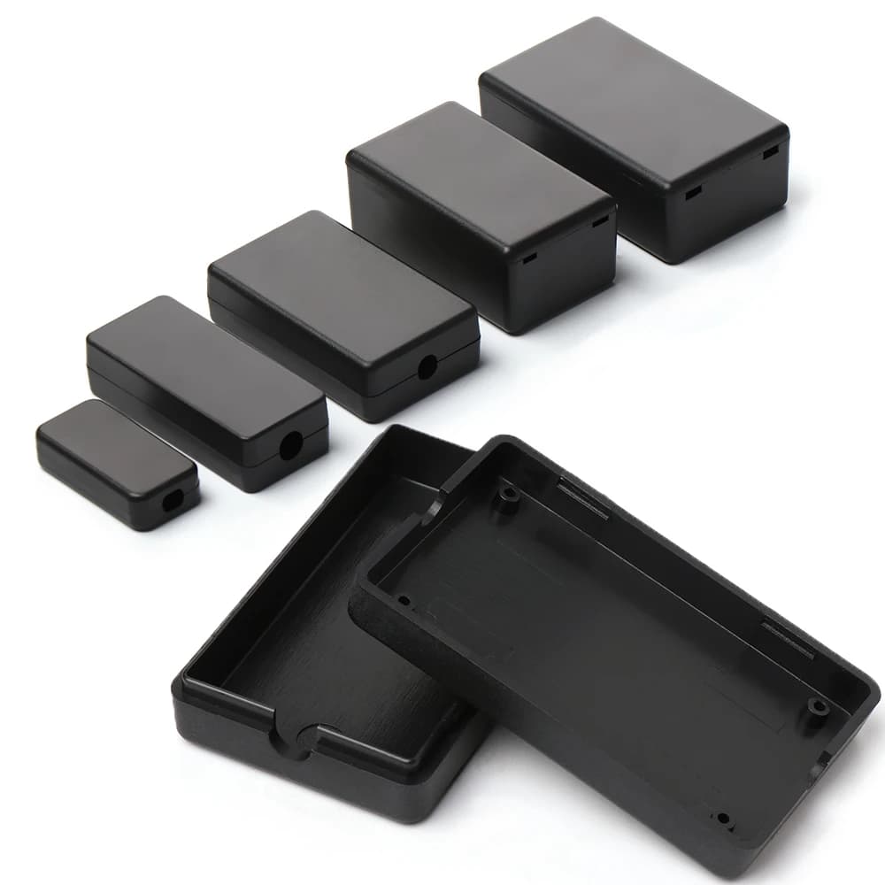 Boîte de projet électronique de qualité supérieure, 22 tailles, couvercle étanche en plastique ABS, boîtier d'instruments, boîtes de boîtier 8 tailles
