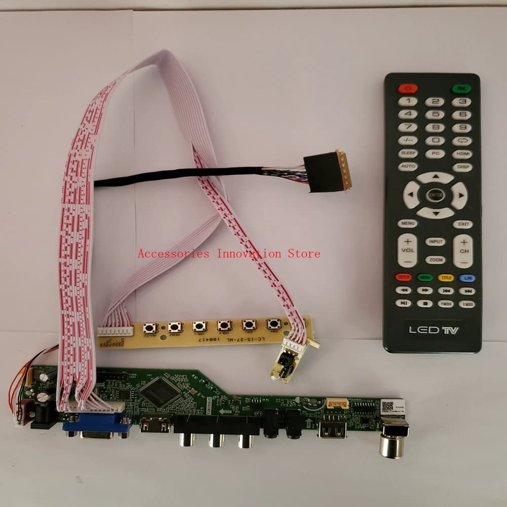 Kit de pilotes de contrôleur, panneau d'affichage LED LCD, LTN140AT26, LTN140AT26-L01 TV, HDMI, VGA, USB, 1366x768, 40 broches