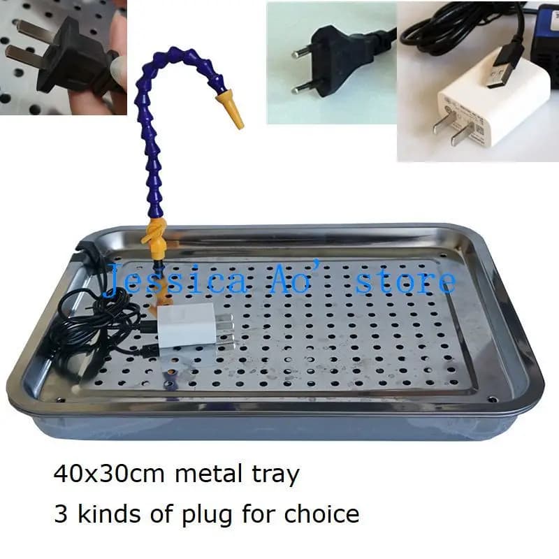 Jade outils de sculpture, circulation d'eau dispositif de refroidissement goutte à goutte, découpe de Jade polissage table de travail pompe à eau USB avec plateau