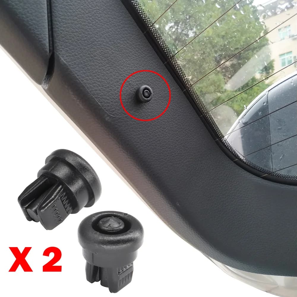 2 clips pour Citroën C4 B7 DS4 DS5, supports de fixation pivotants pour étagère de coffre arrière, 1606854680