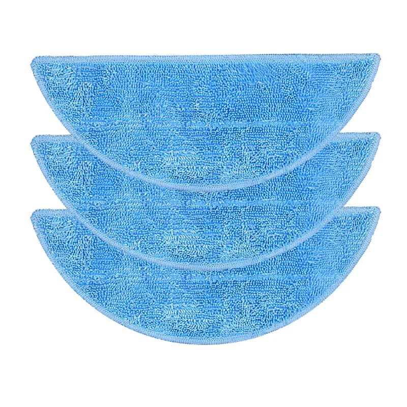 Chiffons de vadrouille pour aspirateur robot SilverCrest SSR 3000 A1, pièces de rechange, chiffon de nettoyage, 3 pièces