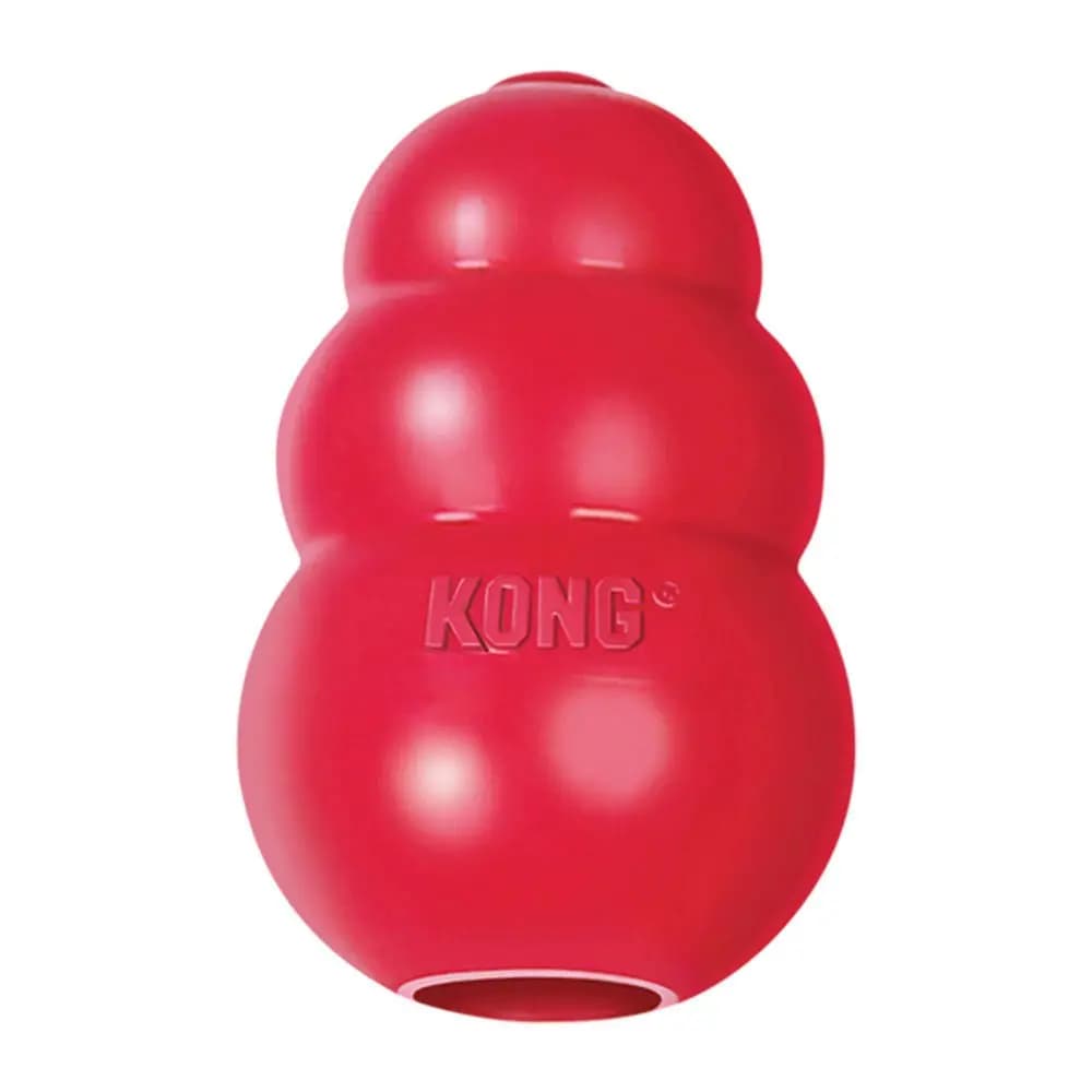 KONG – jouet à mâcher classique en caoutchouc naturel pour chien, avec votre choix de friandises pour chien, XS-XXL