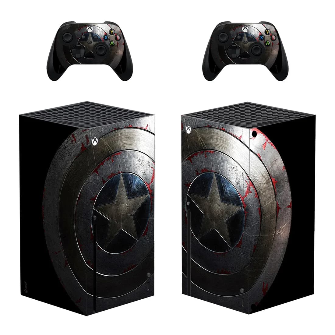 Nouveau Film protecteur autocollant couverture pour Console Xbox série X et 2 contrôleurs Xbox série X autocollant de peau vinyle
