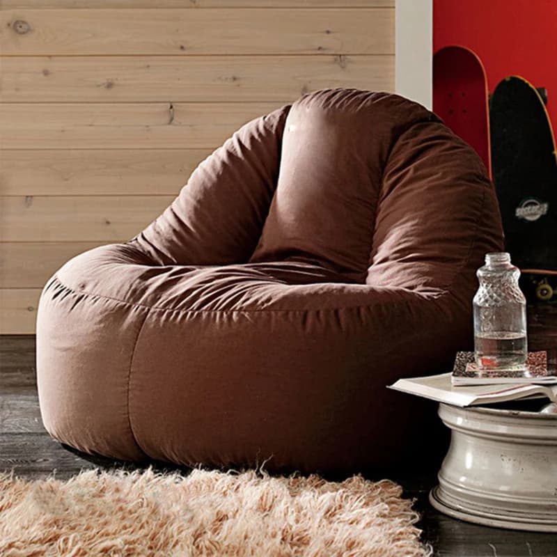 Sac de pouf d'intérieur et d'extérieur, pouf de salon, sans remplissage