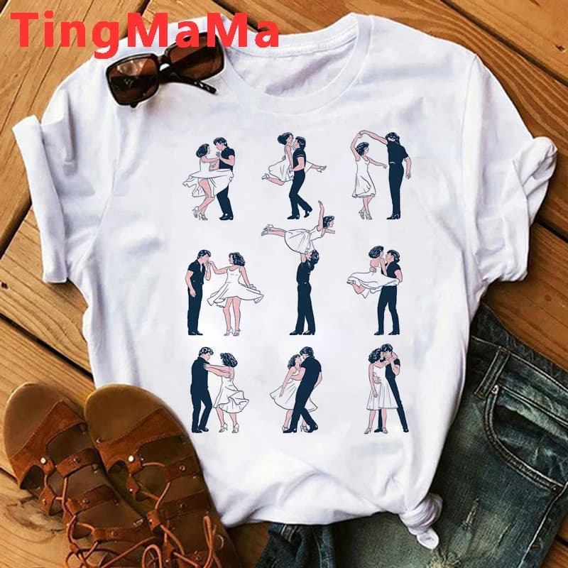 Film chaud danse sale T-shirt femmes Kawaii dessin animé graphique t-shirts unisexe Hip Hop Harajuku Anime Hip Hop T-shirt femme