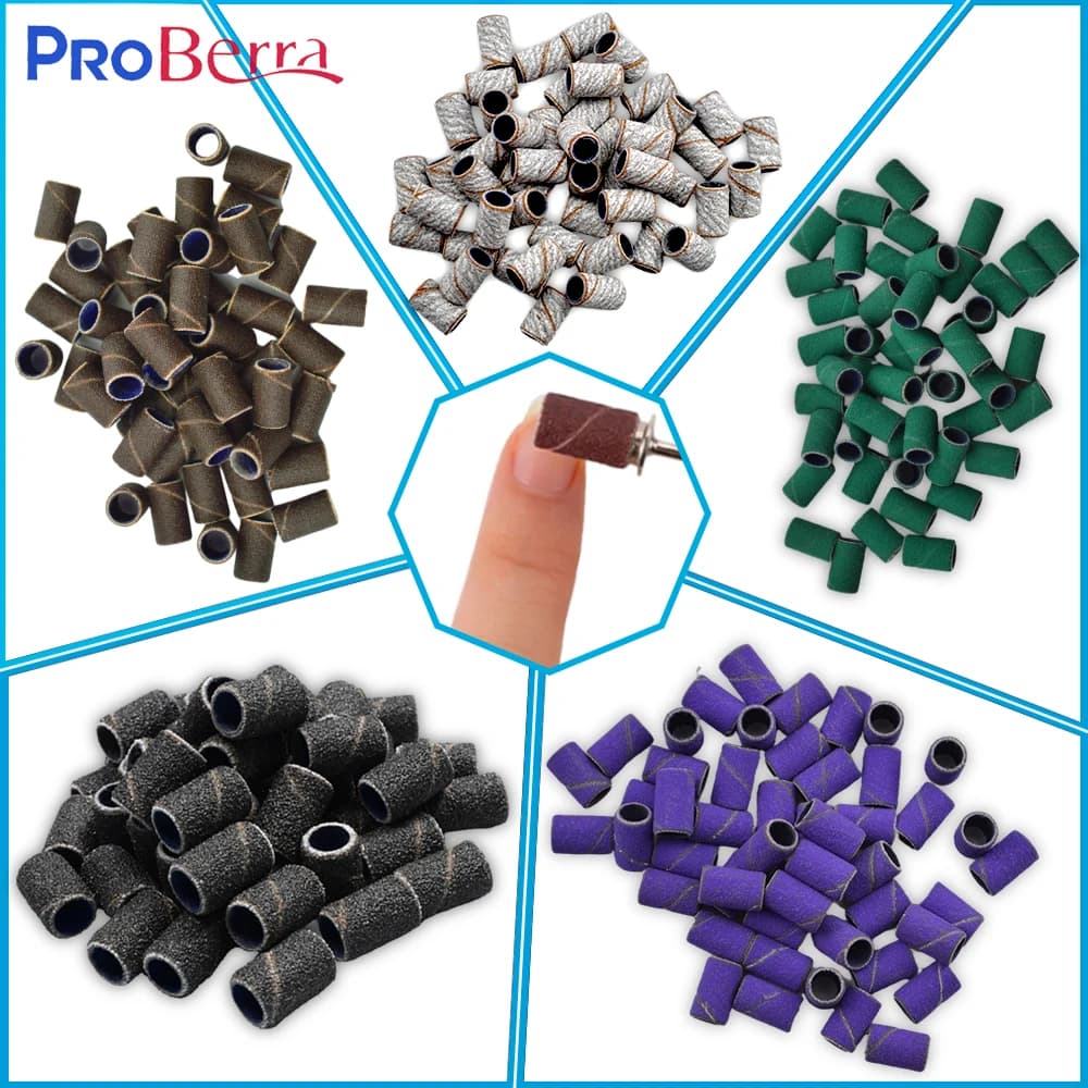 RolinStar-Bandes de ponçage pour ponceuse à ongles, 50 et 100 pièces, outils de soins des pieds, pédicure et manucure au Japon, 80 #, 150 #, 240 #