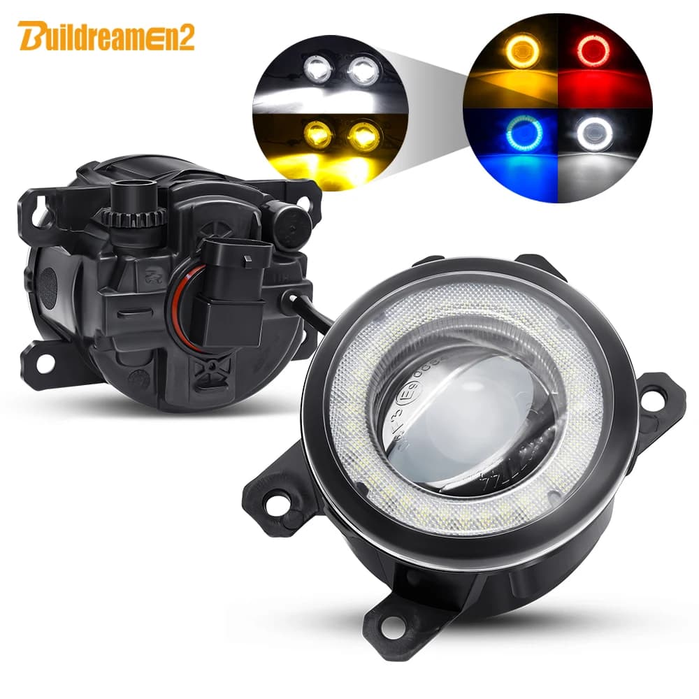 Phare antibrouillard LED Angel Eye pour voiture, lumière du jour DRL pour Opel Vectra, Corsa, Astra, Signum, Zafira, Tigra, Agila, adapté uniquement au modèle OPC VPoly, 2 pièces