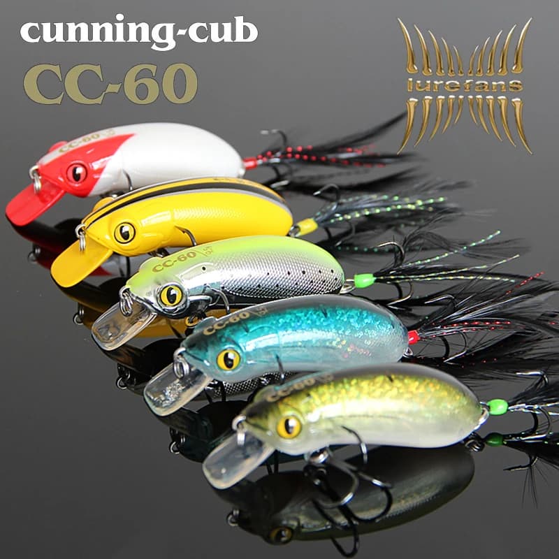 Lurefans-Leurre méné coulant à enfoncement lent, appât Élidéal pour la pêche au bar, 9.5/9.6g, CC60/CC60S