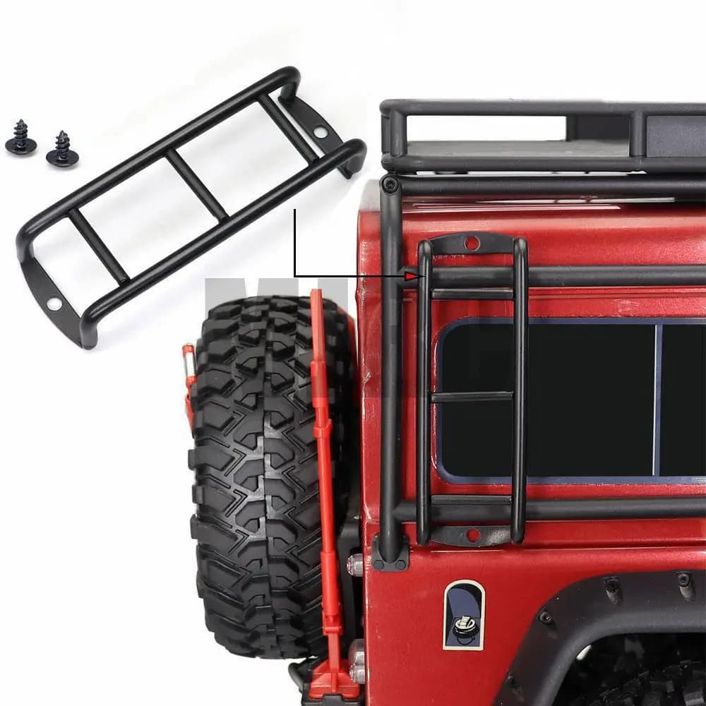 Mini échelle en métal pour voiture Rc, accessoires pour Traxxas Trx4 Trx-4 Bronco Defender Body Scx10 90046 90047 D90 1/10 sur c