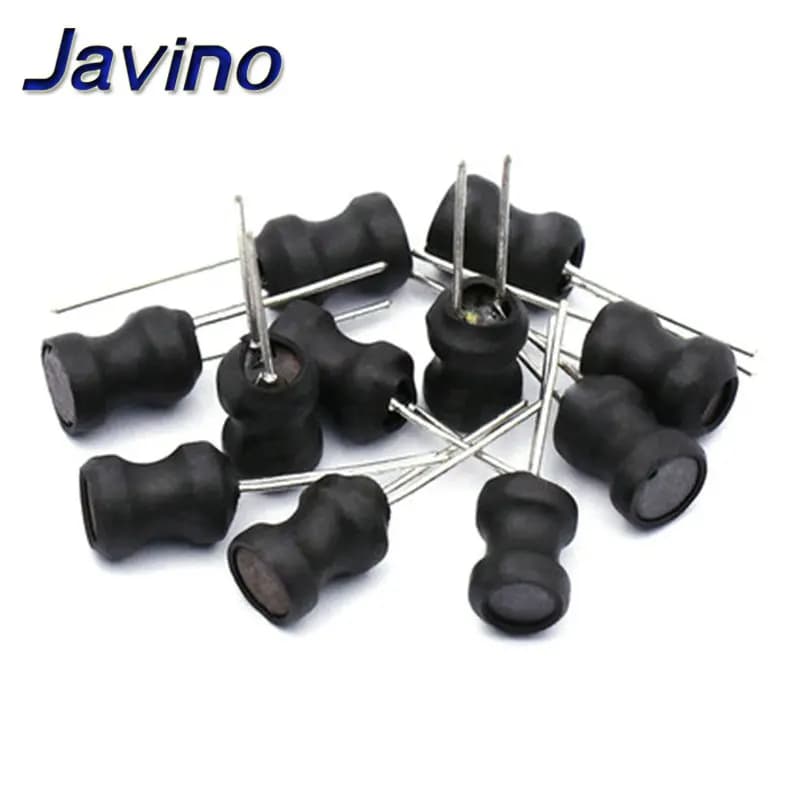 10-100 pièces Inducteur de puissance Javino DIP 9X12mm 2.2UH 4.7UH 10uH 22uH 100uH 330uH 470uH 1MH 2.2MH 4.7MH 10MH Inductance 2 broches 9X12