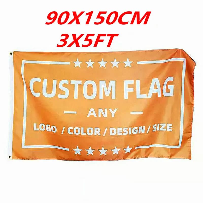 Drapeaux et bannières personnalisés, drapeau imprimé graphique personnalisé, 90x150cm, 100D Polyester, décoration de voiture, cadeau de maison, fête intérieure et extérieure