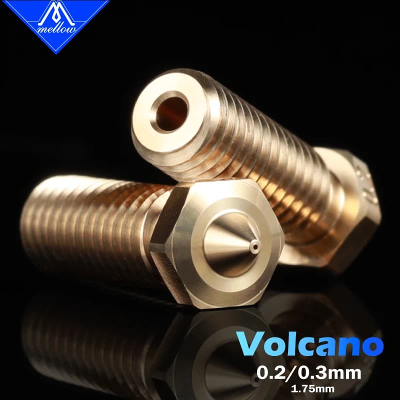 Buse en laiton M6 pour imprimante 3D, 1 pièce, haute précision NF volcan 0.2MM/0.3MM, Filament 1.75MM, Sidewinder X1