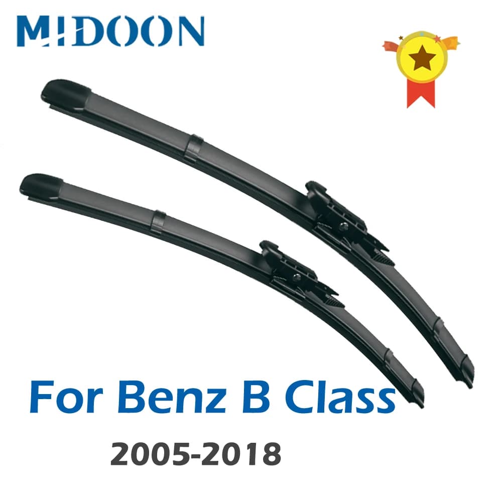 MIDOON balais d'essuie-glace pour Mercedes Benz classe B W245 W246 B160 B170 B180 B200 B220 B250 B55 Turbo AMG CDI NGT