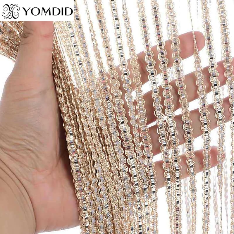 Rideau de ficelle de gland brillant, ligne de flash, porte, fenêtre, chambre, cantonnière de synchronisation, traitement de porte, décoration de la maison