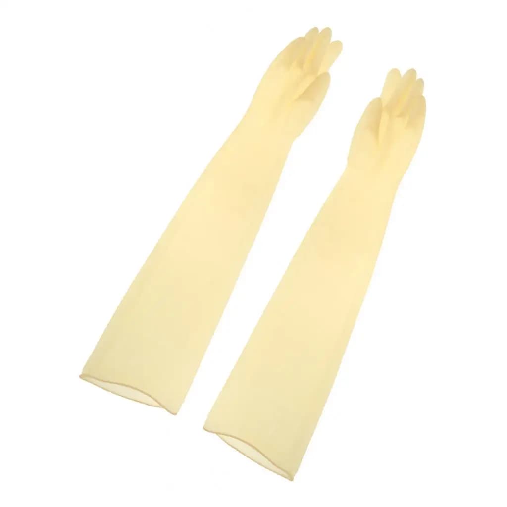 Gants en caoutchouc unisexe, 75cm, industriel, Anti acide chimique, alcalin, articles ménagers, cuisine, équipement de protection domestique, travail, sécurité