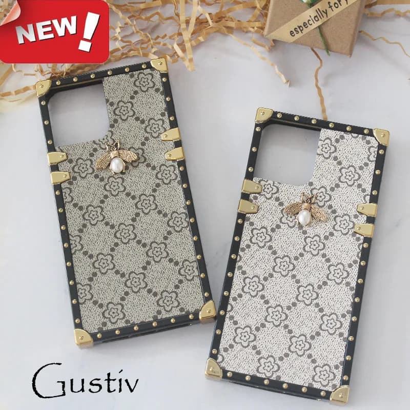 Coques de téléphone carrées pour iPhone, coque vintage de luxe, coque à motif de fleurs, 15, 14 Pro Max, 13 Mini, 11, 12 Pro, Poly X, XS Max