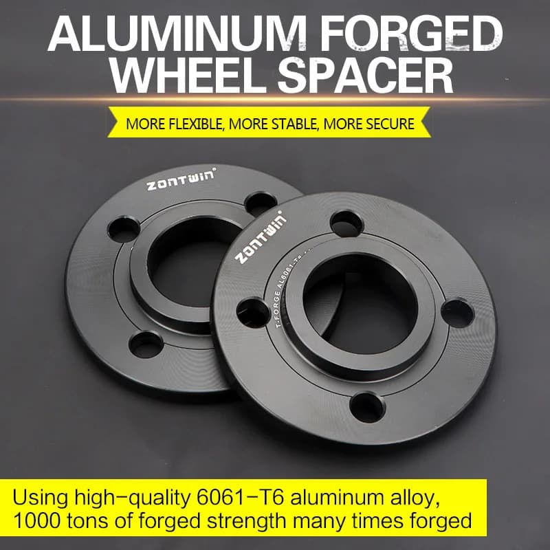 Adaptateur d'entretoise de roue pour voiture universelle Volkswagen, PCD, 4x100, CB, ID = 57.1mm à OD = 73.1mm, 4 LDPimbibé, 4 trous, 3mm, 5mm, 8mm, 10mm, 12mm, 2 pièces