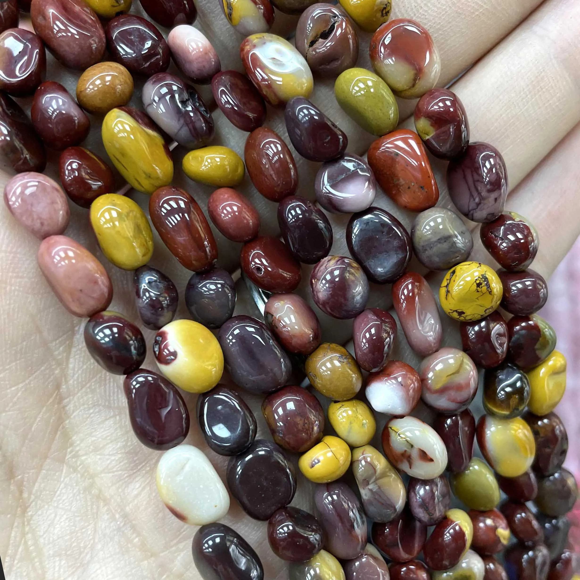 Jaspe Mookaite naturel irrégulier, perles d'espacement amples pour la fabrication de bijoux, breloques, boucles d'oreilles, accessoires de Bracelet et de collier