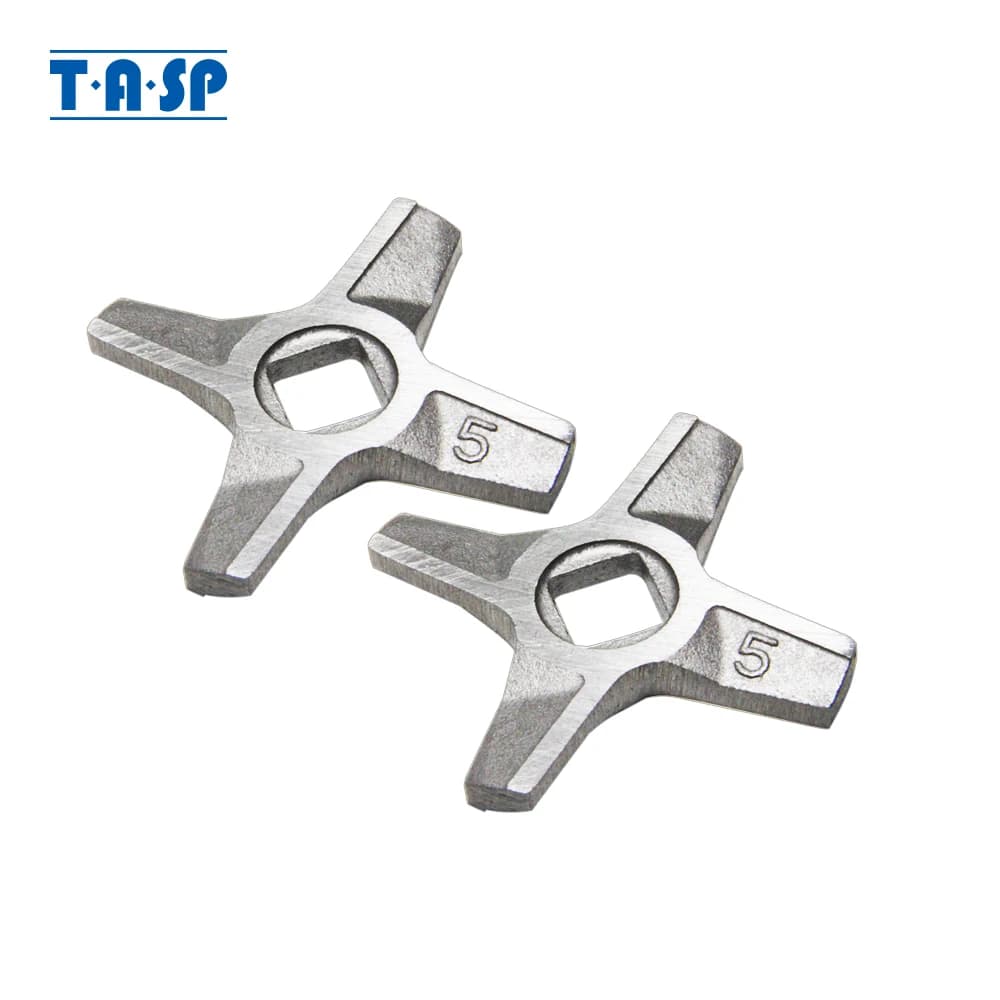 Couteau hachoir à viande Double face 2 pièces # 5 lames pour Bosch MFW22010 3502W 3630A CNFW3A Zelmer 586.5 ZMM0805, pièces d'appareils de cuisine