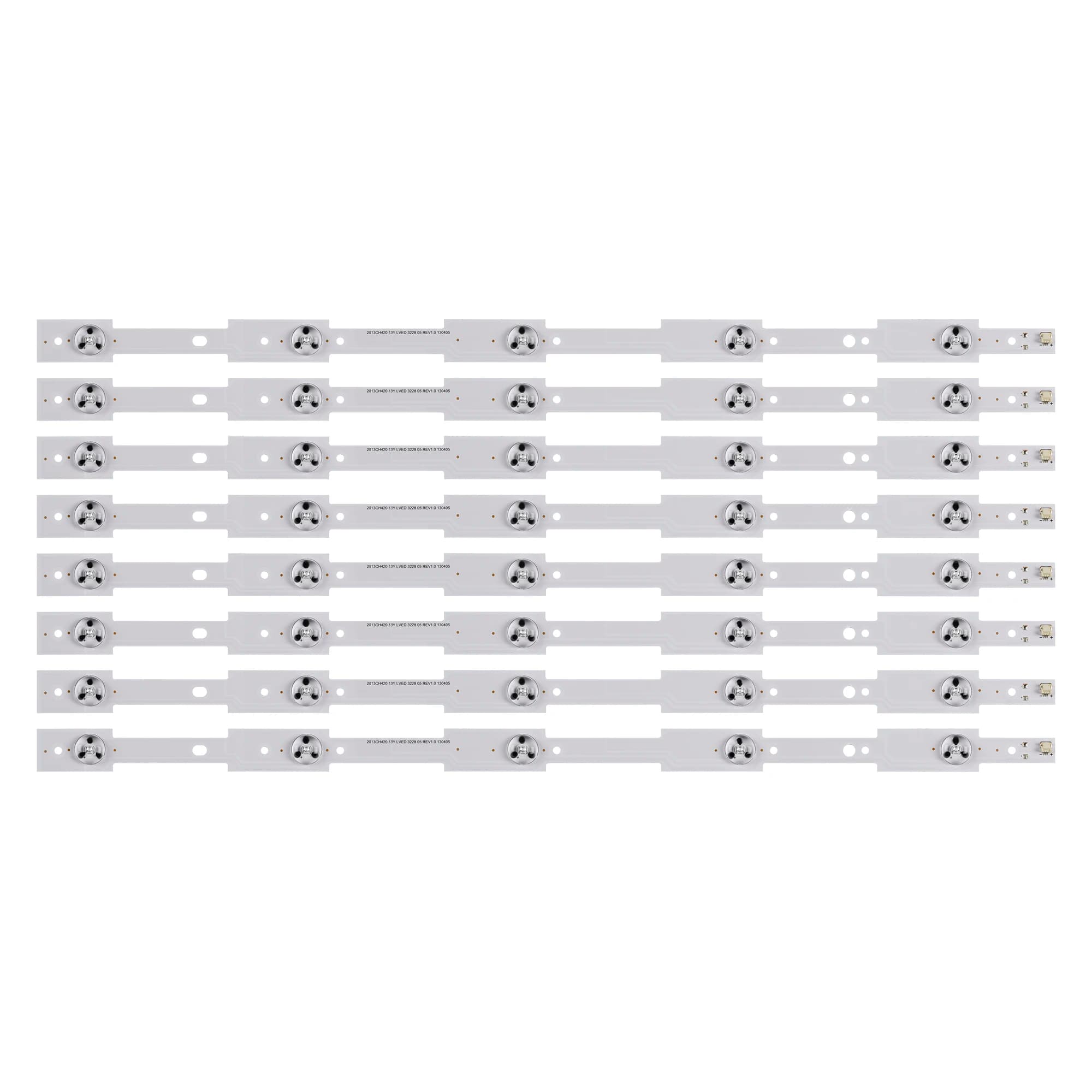 Bande de rétroéclairage LED, LE42C32 LE42C33 2013CH420 13Y LVED 3228 05 REV1.0 130405 1 pièces = 5LED