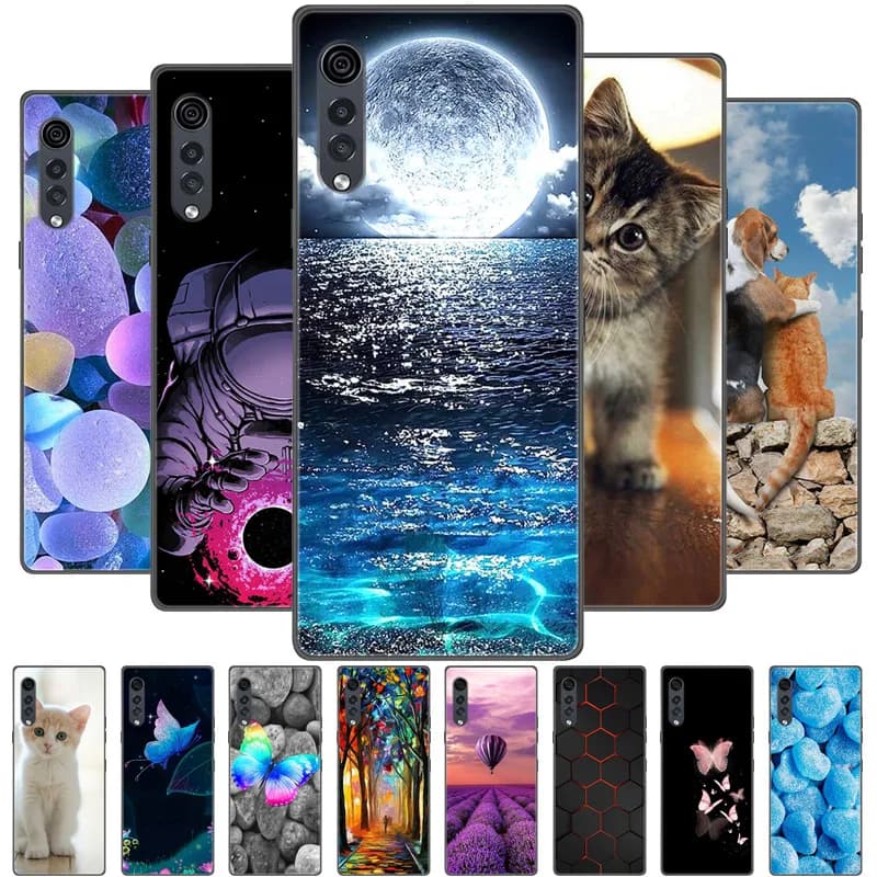 Coque arrière en silicone pour LG Velvet, étui de protection souple pour LG Velvet 5G, sac pour LG Velvet 5G