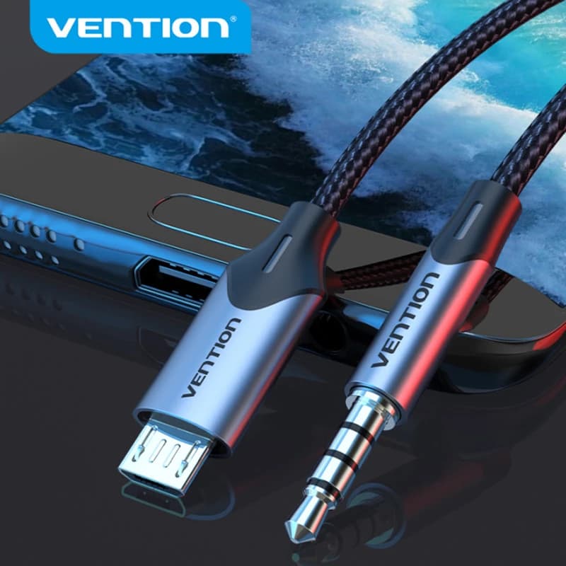 Vention – câble Audio Micro USB vers 3.5mm, pour carte son Hi-Fi, Microphone, karaoké, adaptateur Jack 3.5 pour téléphone Samsung Xiaomi Android