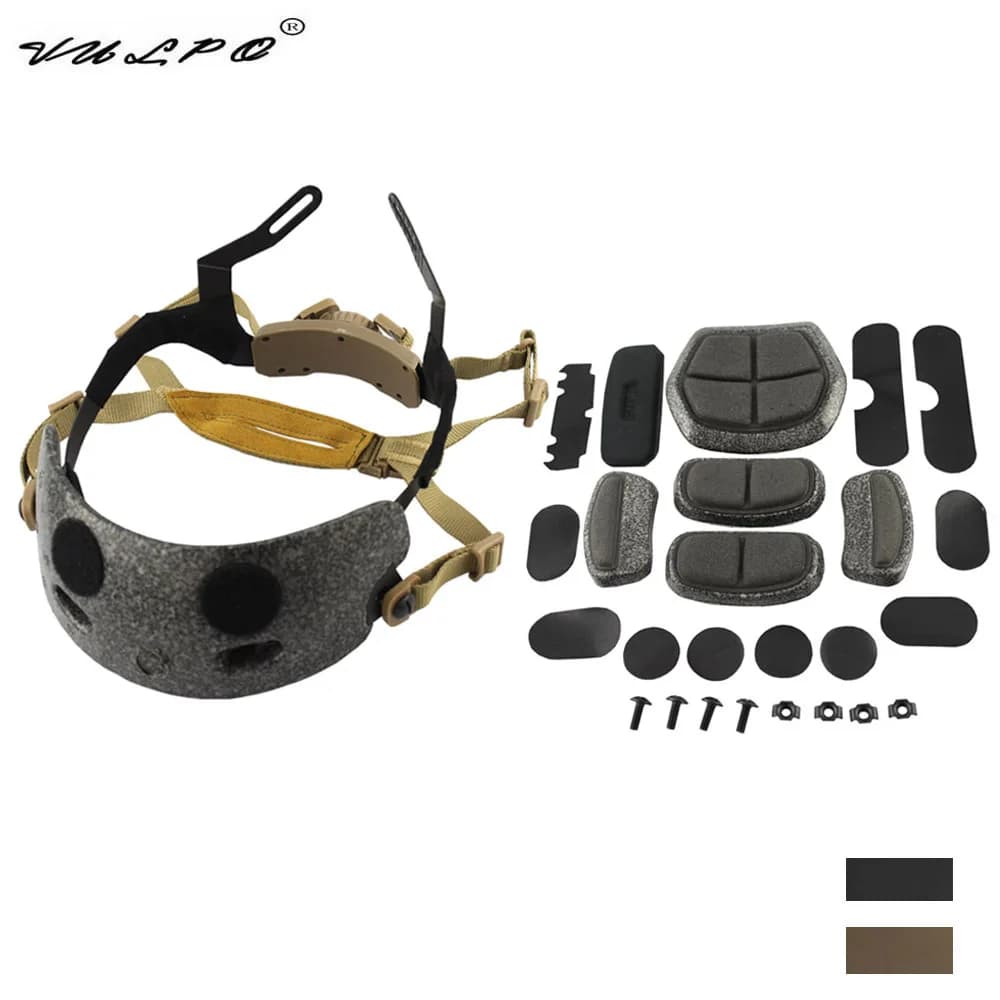 Vcorde bagAménagement-Kit de doublure Occ-Dial, système de casque réglable, ensemble complet, suspension intérieure du casque, sangle rapide, accessoires de casque MICH