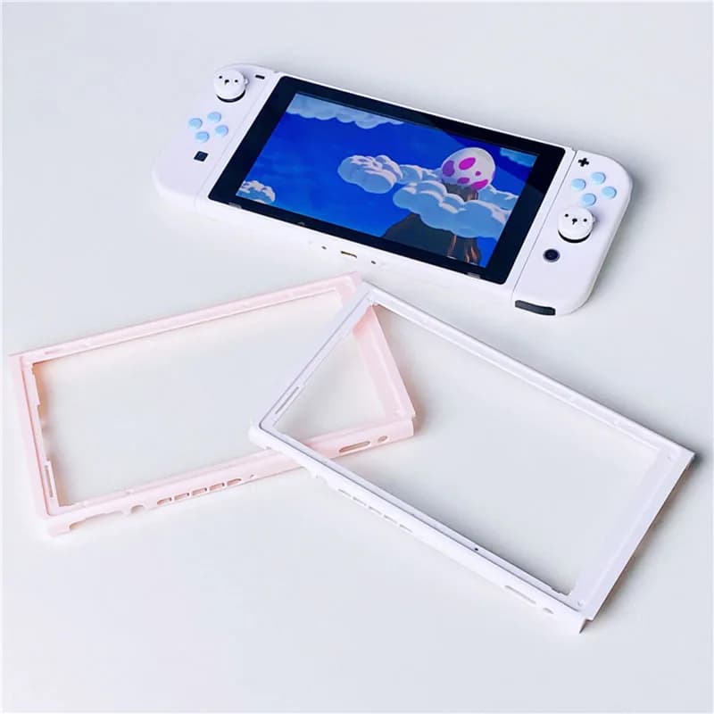 Coque avant modifiée pour Nintendo Switch, coque de boîtier de console NS, plaque frontale, pièces de rechange