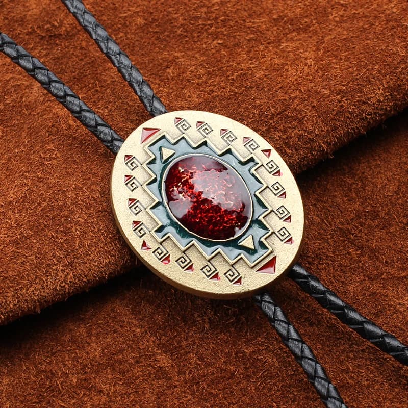 Nouveau cravate bolo Totem Western Cowboy