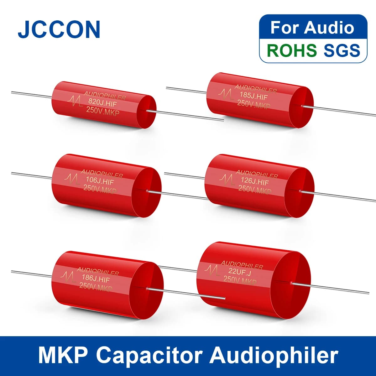 Condensateur MKP 250V, 10 pièces, condensateur à Film Audio Non Polaire pour haut-parleur croisé et amplificateur HiFi
