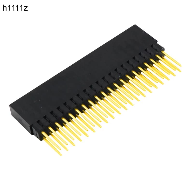 Connecteur GPIO 40 broches, 2x20 broches (40 broches), en-tête empilable femelle Extra haut pour Raspberry Pi A + Pi modèle B + Pi 2 3 4B avec Base en acrylique