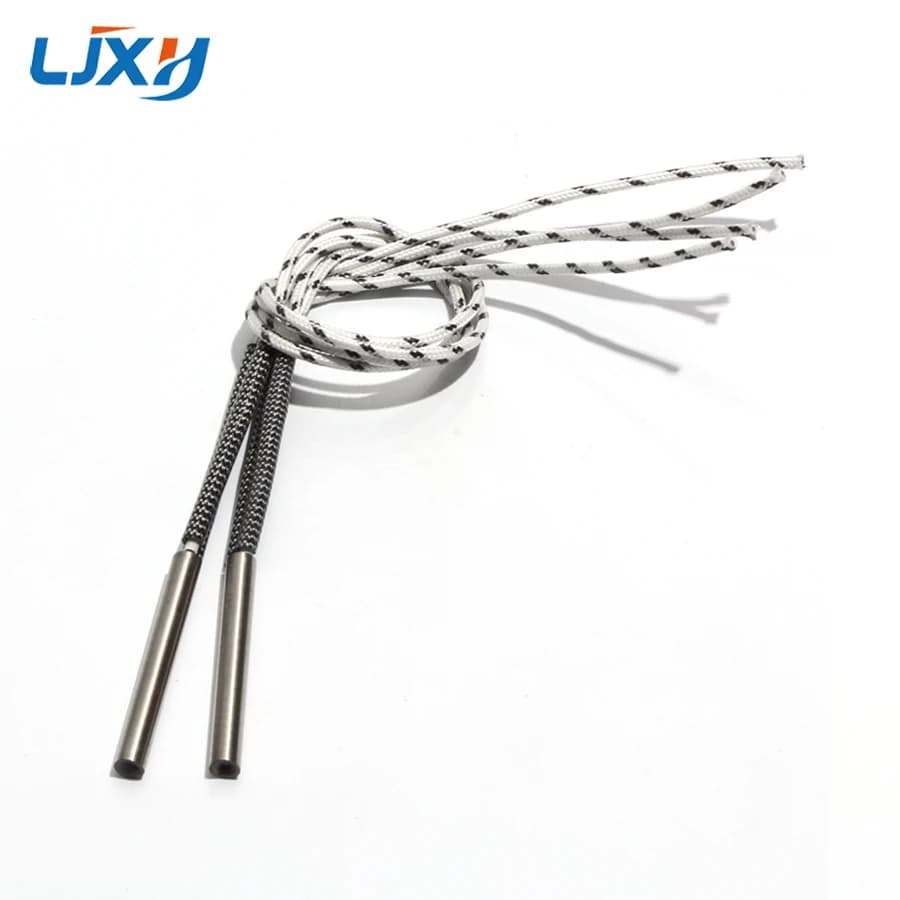 LJXH – 2 cartouches chauffantes basse pression pour l'eau, élément chauffant pour moule à une extrémité, 6mm 60 ~ 85mm, 12V/24V 316SUS, 50W/55W/60W/70W