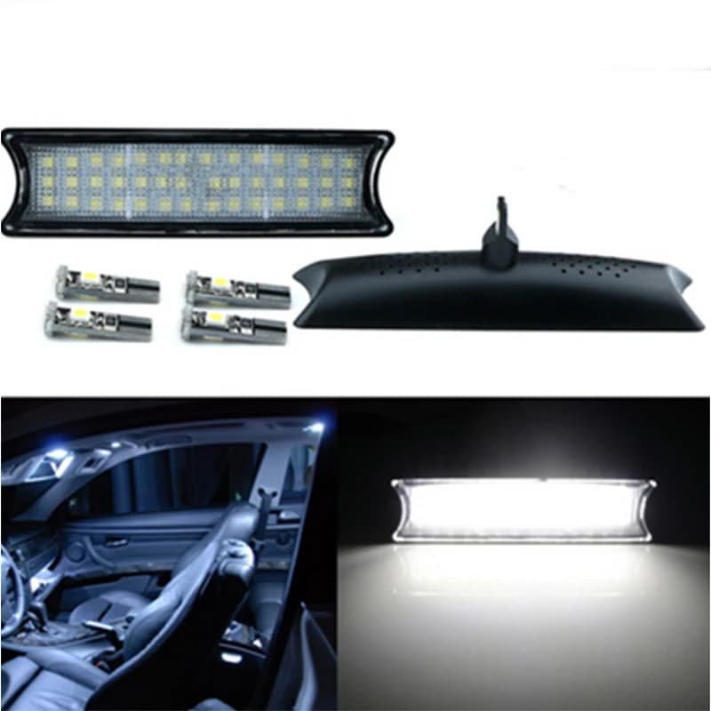 Lampes LED pour BMW Série 1, 5, 7, E60, E65, E87, Éclairage intérieur, Carte breton, Chambre, Toit, Lampe de lecture, Coffre, Panneau lumineux, Blanc, 6500K