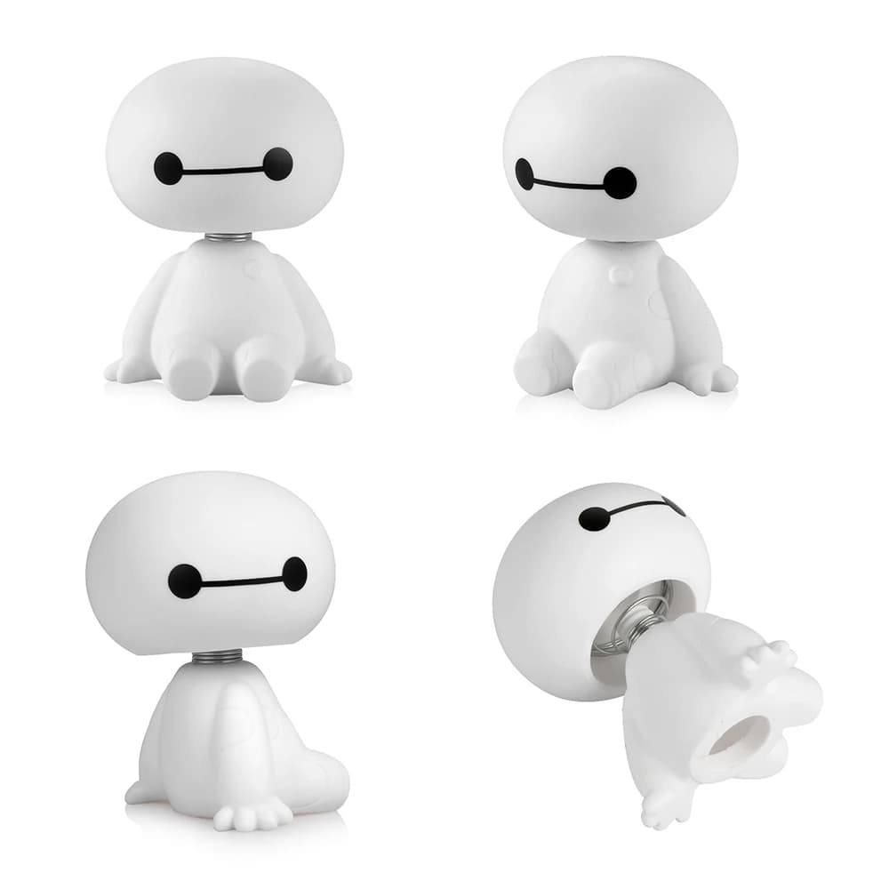 Figurine de robot Baymax, décoration d'intérieur en plastique pour voiture, accessoires d'ornement, jouets de poupée, grand héros