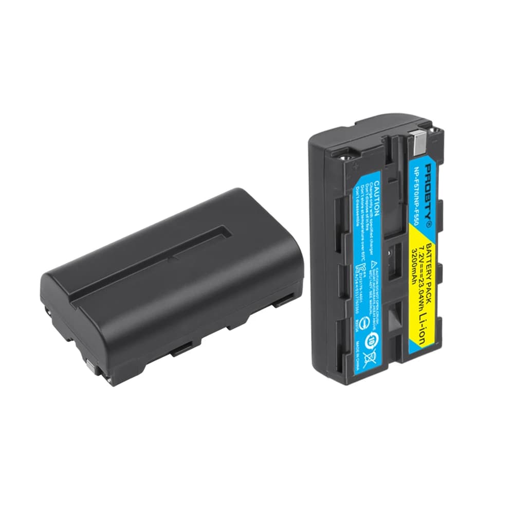 NP-F550 NP F550 NP-F570 3200mAh batterie de caméra pour Sony NP-F330 NP-F530 NP-F570 NP-F730 NP-F750 CCD-TRV81 CCD-RV100 L70
