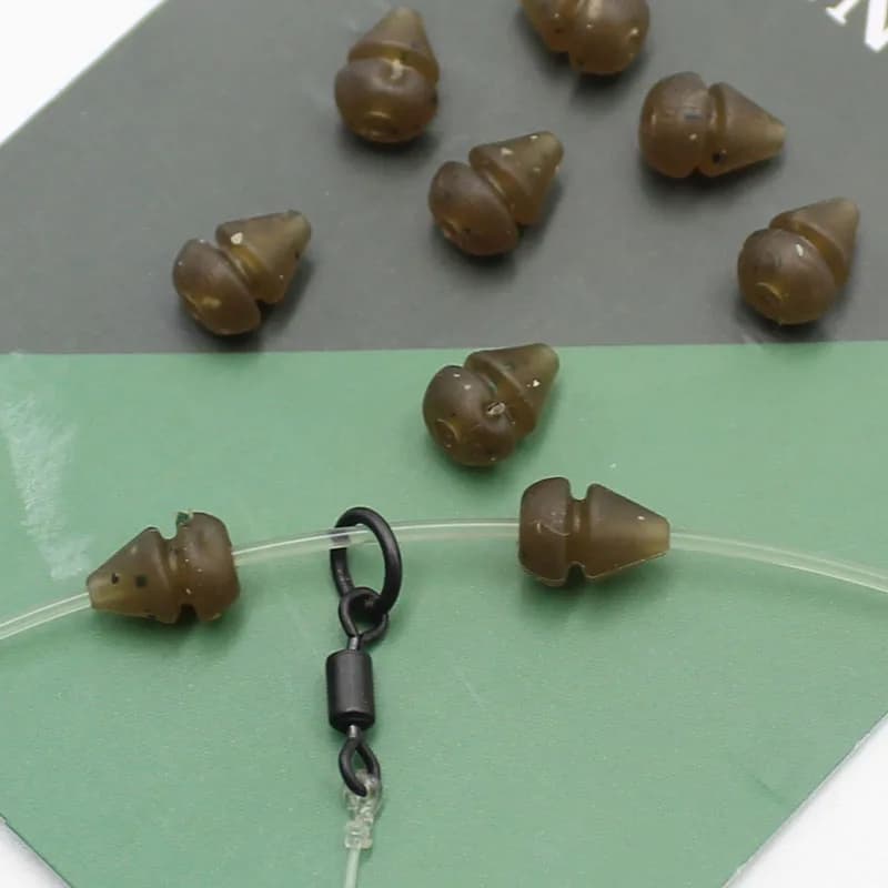 Accessoires de pêche à la carpe, 30 pièces, perles Heli Chod pour plates-formes d'hélicoptère, matériel Terminal de pêche à la carpe