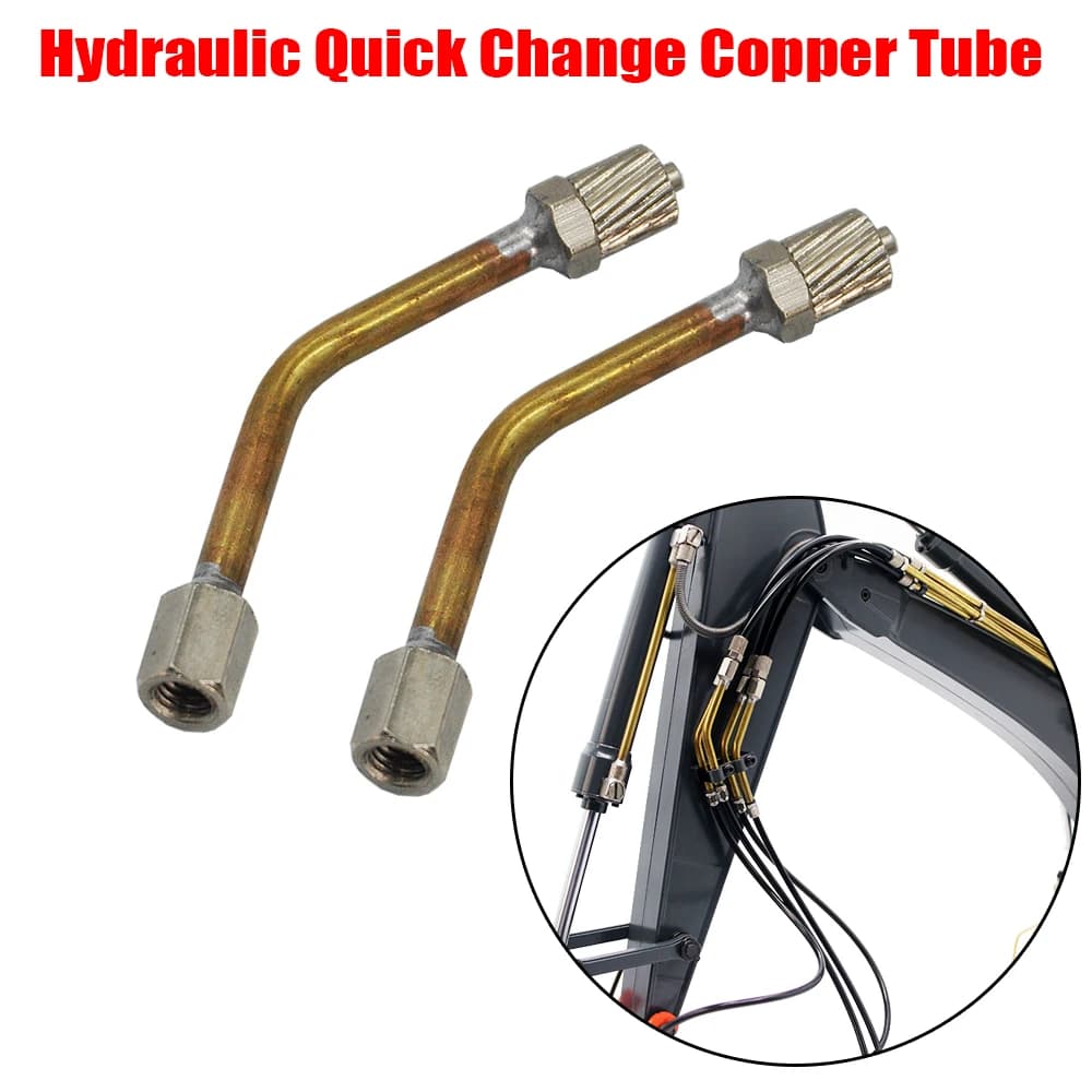 Tube en cuivre hydraulique à changement rapide, pièces EbParts, 1/14 RC, 3mm, 4mm
