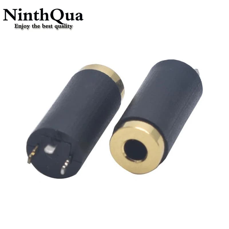 Prise Jack stéréo femelle, 2 pièces, 2.5mm 3.5mm, 3 pôles, double canal 2.5 3.5, Jack Audio femelle pour casque